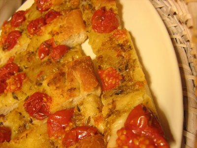 Focaccia de tomate seco