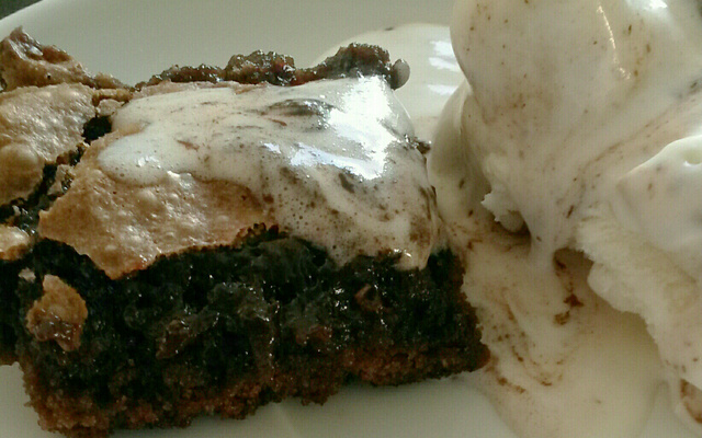 Tradicional brownie americano
