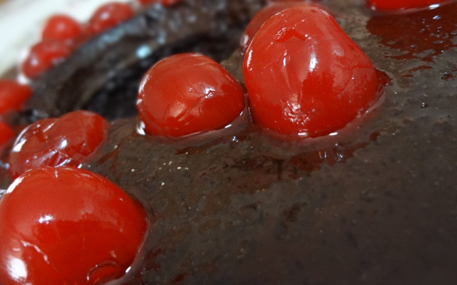 Bolo pudim de chocolate