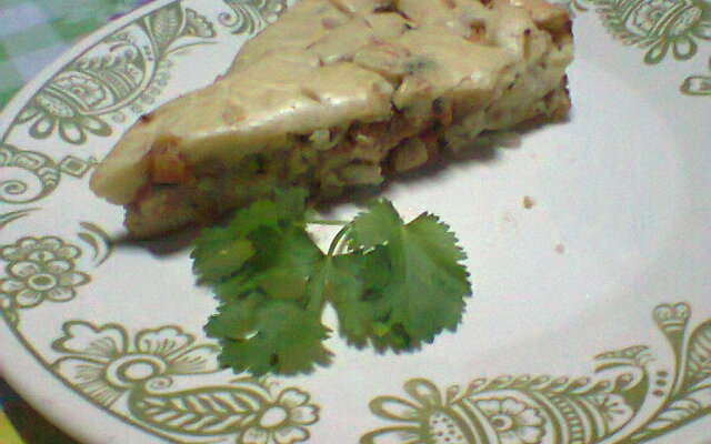 Torta de sardinha deliciosa