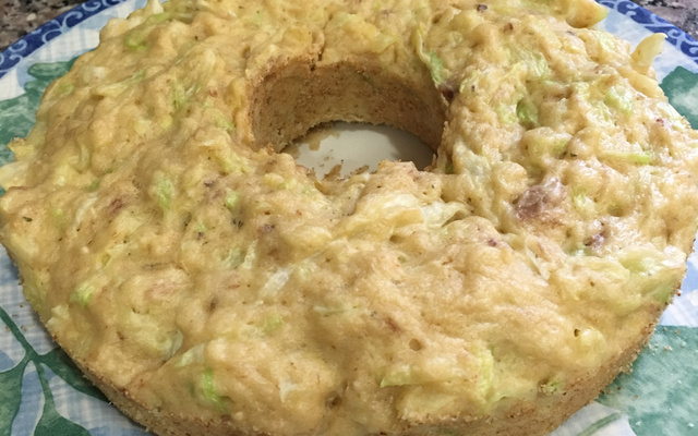 Falso souflé de bacalhau - souflé de repolho