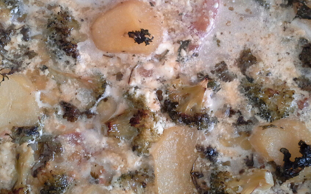 Filé de peixe com brócolis e batata