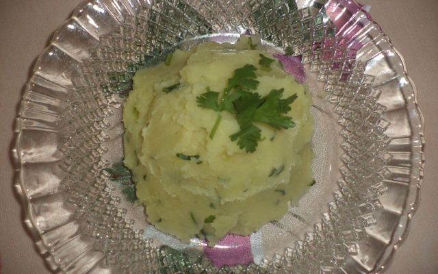 Purê de batata temperado