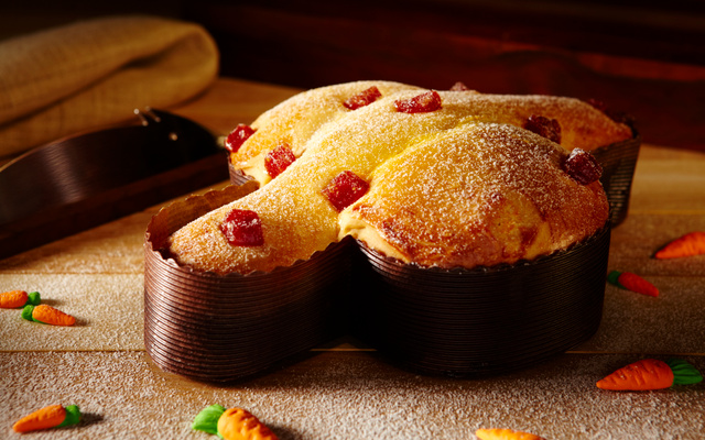 Colomba Pascal com goiabada