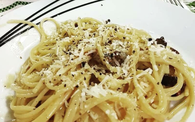 Macarrão com molho de vinagre