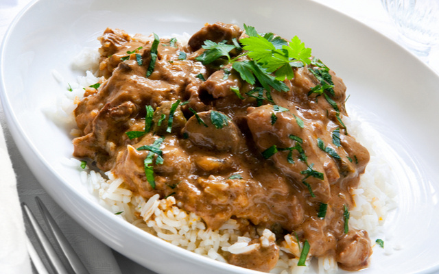 Estrogonofe de carne sem creme de leite