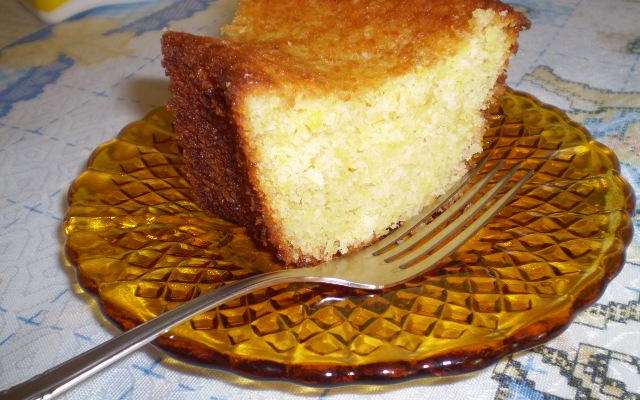 Bolo de farinha de milho da Lú