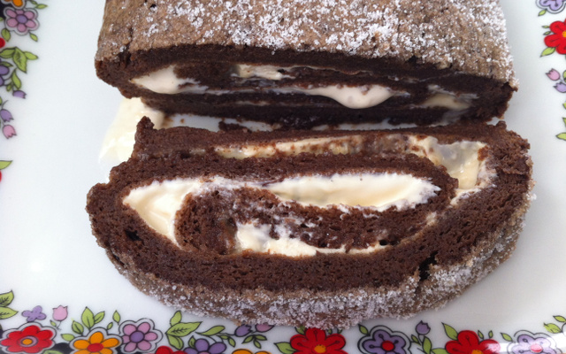 Rocambole mousse de chocolate