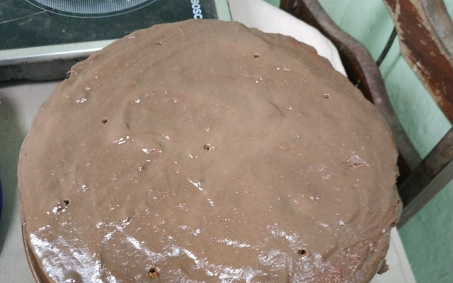 Calda simples de chocolate