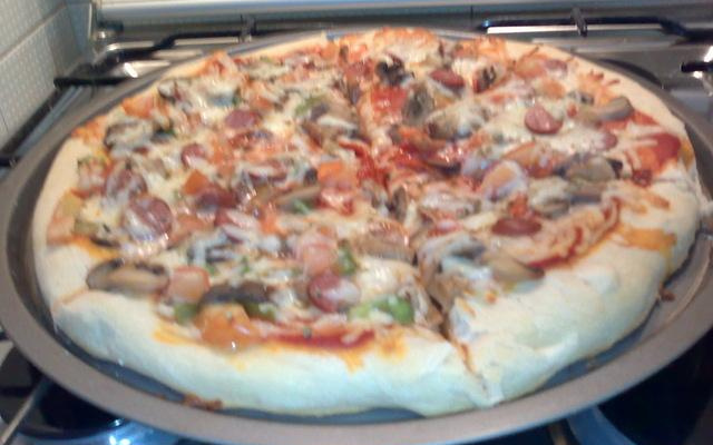 Massa de pizza deliciosa