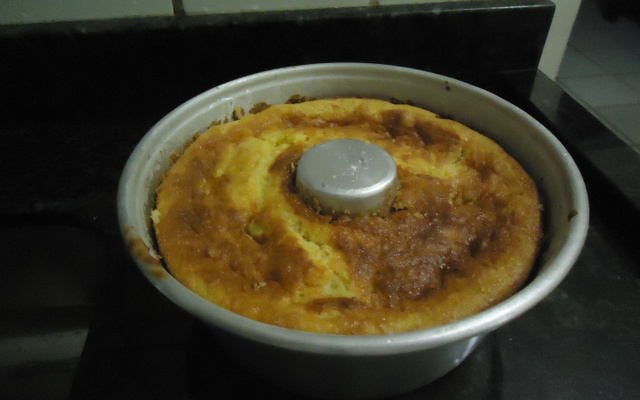 Bolo de milho com queijo