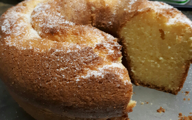 Bolo de fubá simples mas maravilhoso