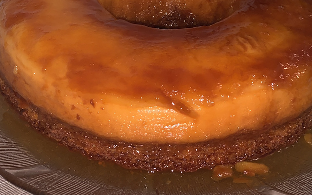 Bolo pudim de laranja