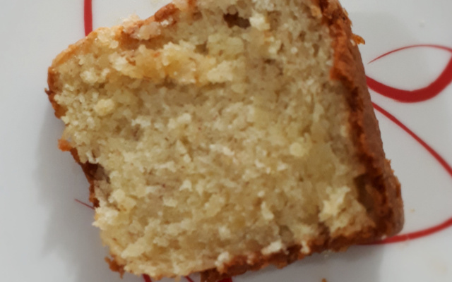 Bolo de banana tipo prata