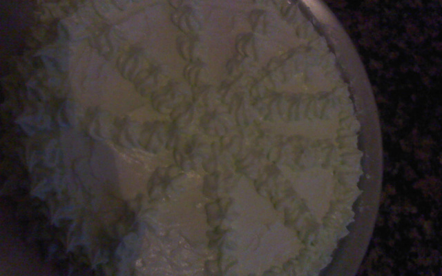 Bolo de limão com chantilly