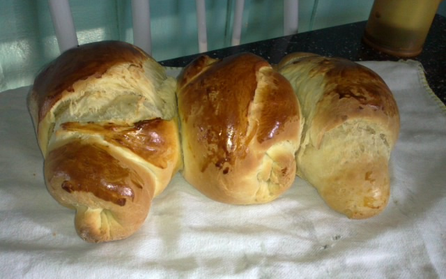 Pão caseiro da Dinda