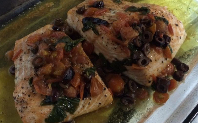 Salmão do tio Valdemar, simples e delicioso