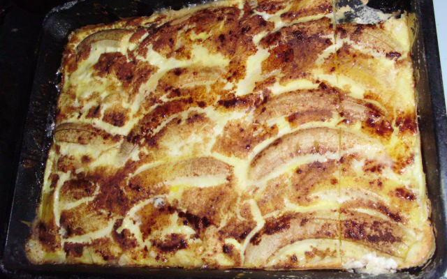 Torta de banana deliciosa