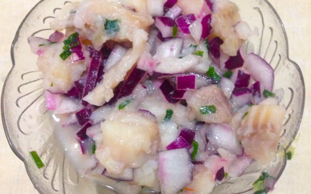 Ceviche de tilápia