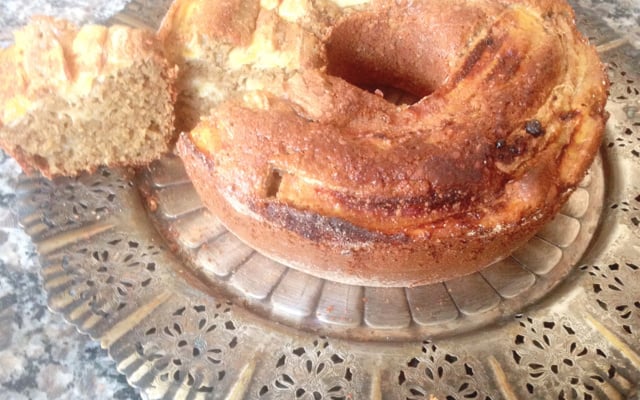 Torta de banana integral