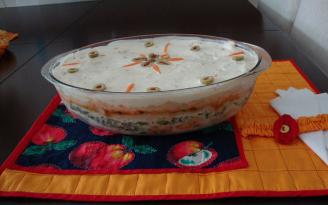 Torta de pão de forma do Lúcio Cezar