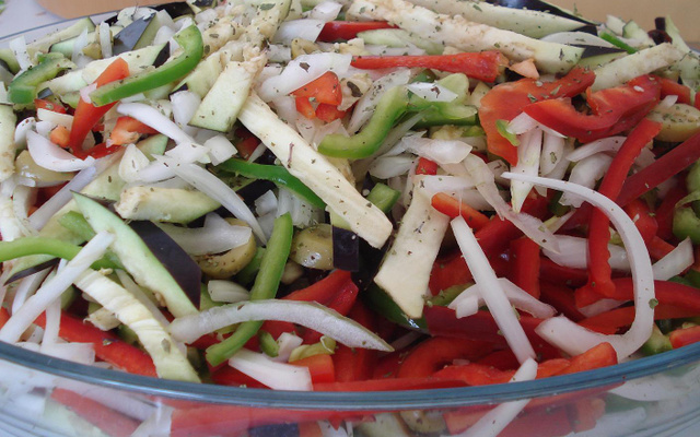 Berinjela divina ao forno