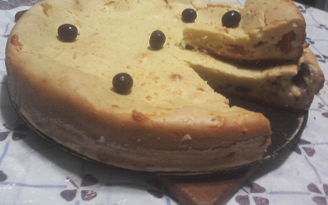 Torta de batata com frango cremoso