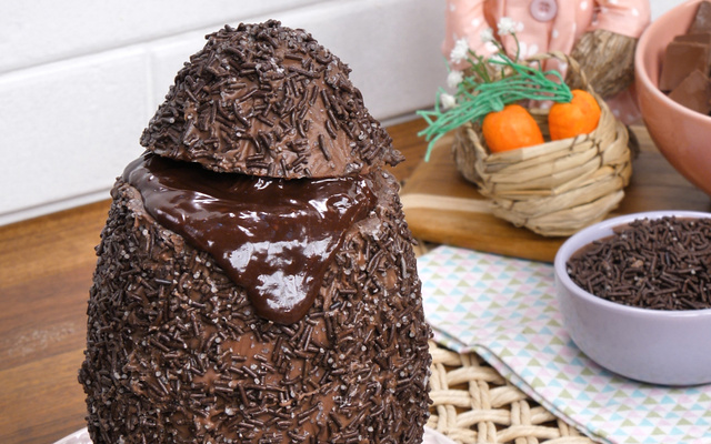 Ovo de Páscoa de pote