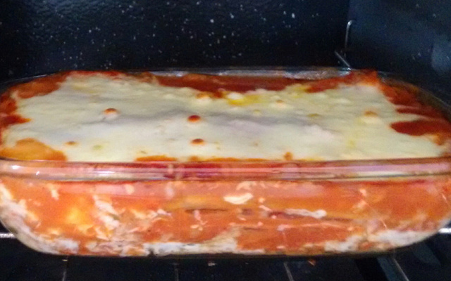 Lasanha de berinjela super rápida