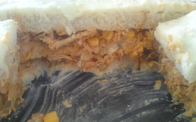 Delícia de pão de fôrma