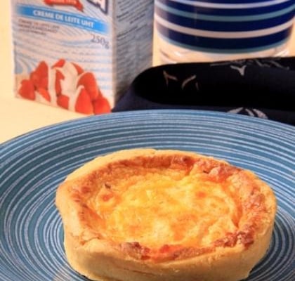 Quiche de Queijos e Bacon