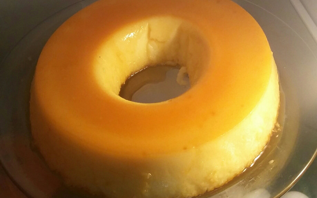 Pudim de tapioca com coco