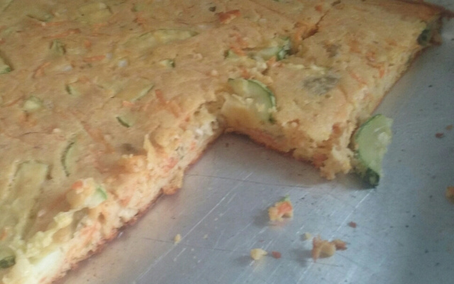 Torta de abobrinha saborosa