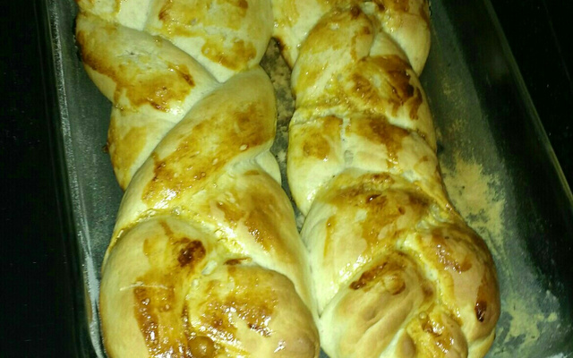 Pão caseiro simples (pão sovado)