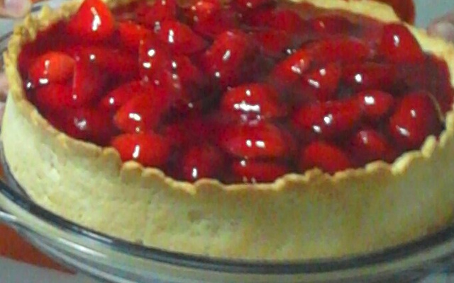 Torta de morango da Erika