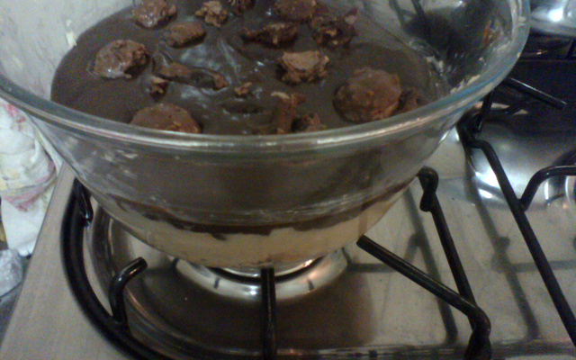 Pavê de beijinho e brigadeiro