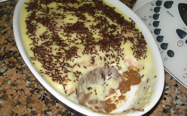 Pavê de chocolate com doce de leite diferente