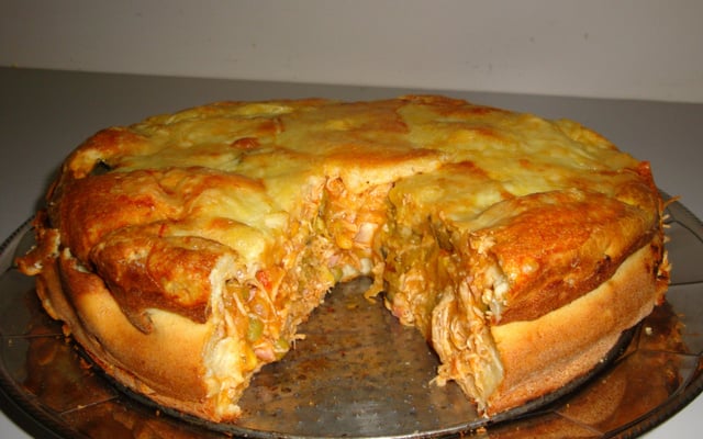 Torta salgada de liquidificador