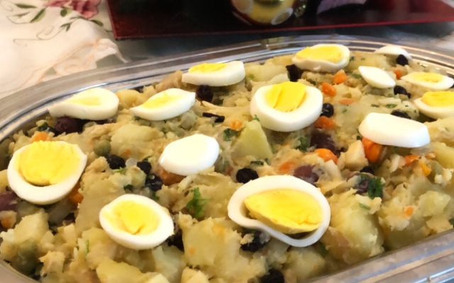 Salada prática de bacalhau