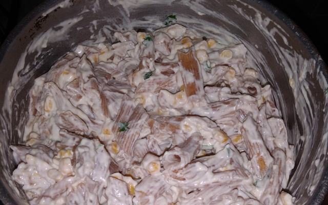 Macarrão integral ao molho branco