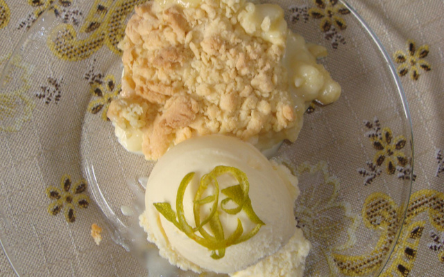 Bolo farofa de limão