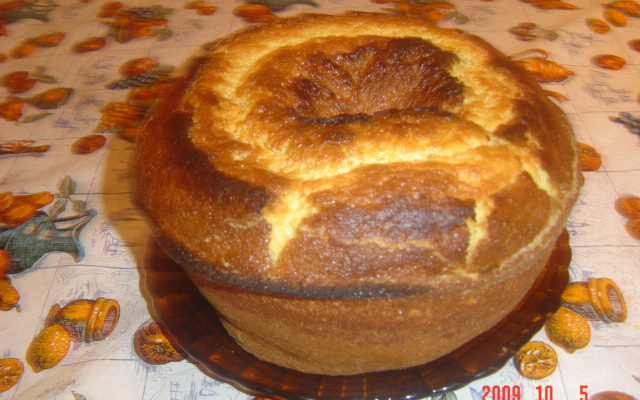 Bolo de creme de milho
