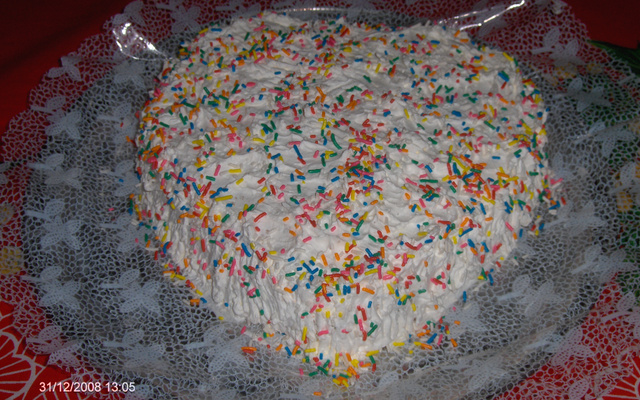 Bolo de abacaxi com Coco