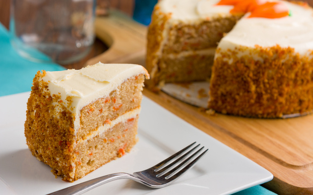 Bolo de cenoura americano