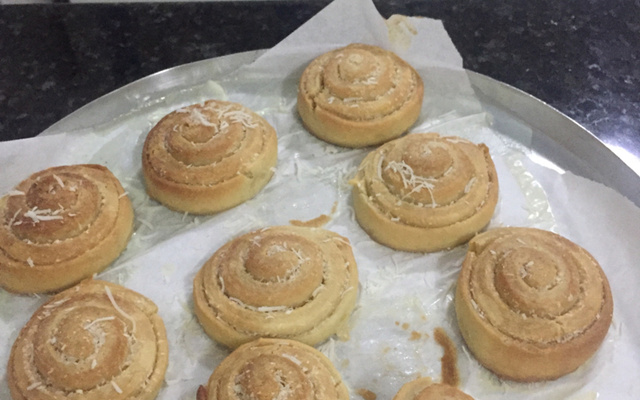 Rosca caracol de coco