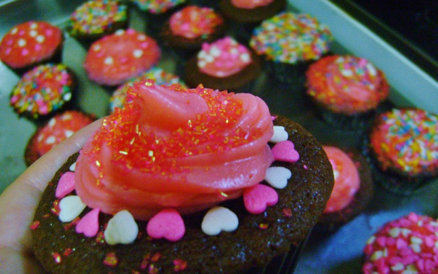 Cupcake de chocolate