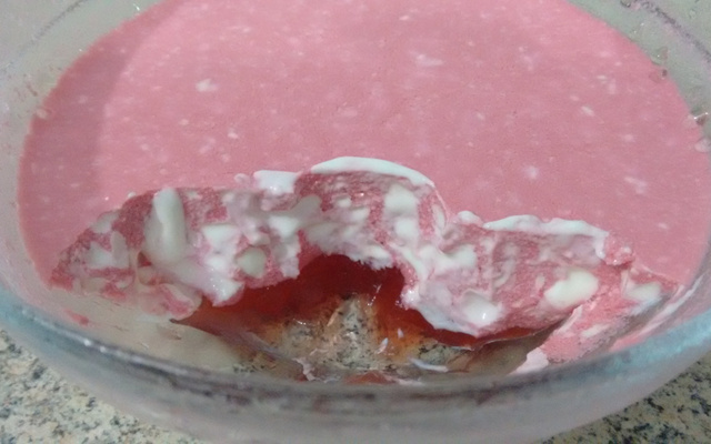 Sobremesa fácil de gelatina