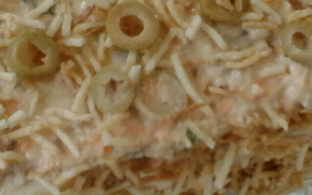 Torta salgada de pão de forma