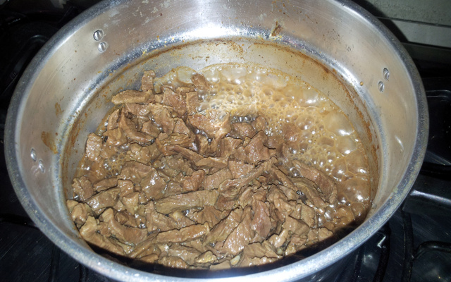 Estrogonofe de alcatra