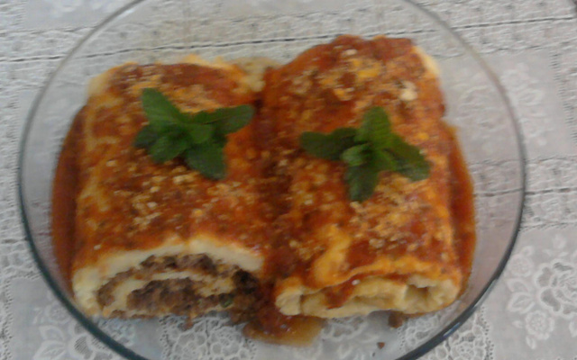 Rocambole de batatas